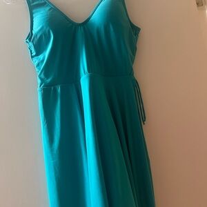 Elegant Teal One-Piece Swimsuit